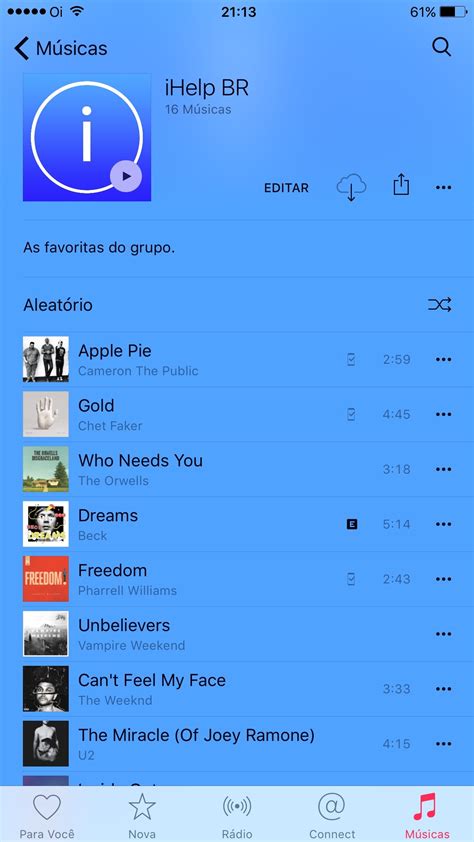 Saiba Como Criar E Compartilhar Playlists No Apple Music IHelp BR