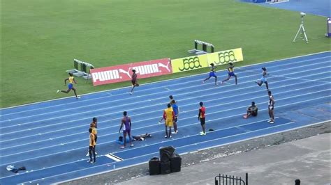 Tonie Ann Forbes Edwin Allen Wins The Girls U17 200m Final Carifta