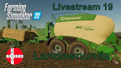 Dansk Farming Simulator Live Landownunda Del Youtube