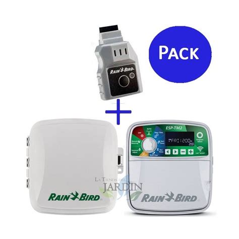 Programador Riego Wifi Rain Bird ESP TM2 6 Zonas Exterior LNK Leroy