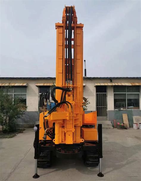 M High Leg Crawler Pneumatic Water Well Drilling Rig Deep Hole