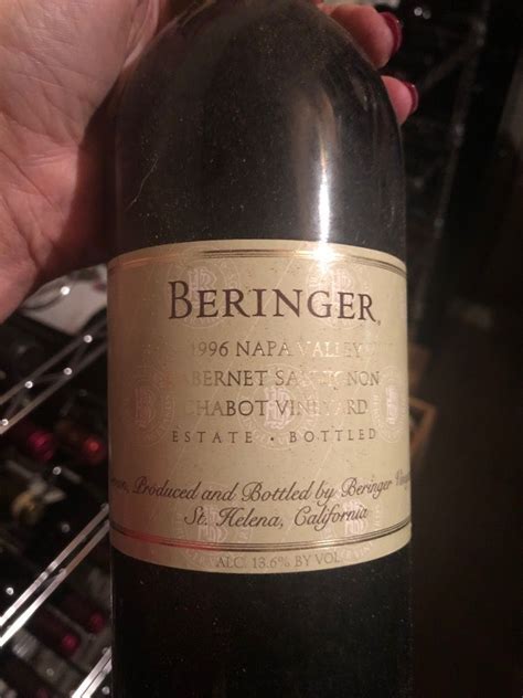 Beringer Vineyards Cabernet Sauvignon Single Vineyard Chabot