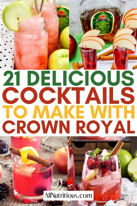 21 Best Crown Royal Apple Cocktail Recipes - All Nutritious