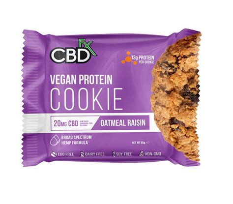 Galletas Cbdfx Vegan Protein 20mg Tdh Mx