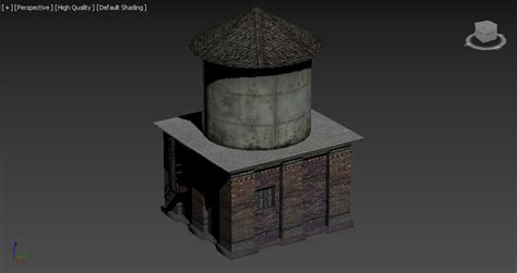 Продажа 3D-модели "Водонапорная Башня"