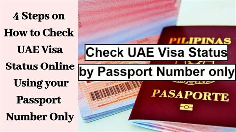 How To Check Uae Visa Status Online With Your Passport Number 2020 4 Steps Quick And Easy Youtube