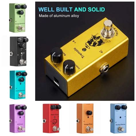 Coro Anal Gico Efectos De Guitarra El Ctrica Overdrive Retardo Anal Gico Pedal De M Ltiples