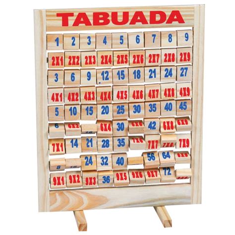 Brinquedos Educativos Tabuada Giratória 480 X 295 X 15mm Submarino