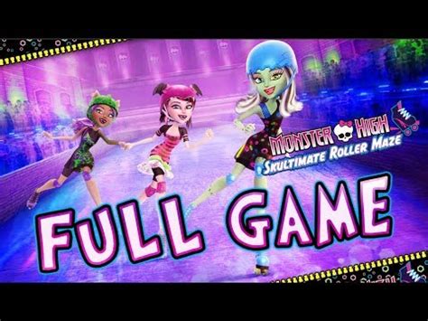 Monster High Skultimate Roller Maze Full Game Longplay Wii Ds Ds