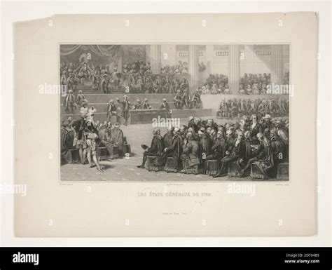 The Estates Generals Or Etats Generaux Hi Res Stock Photography And