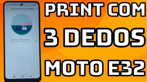 Como Tirar Um Print Dedos Na Tela Do Celular Motorola Moto E