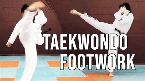 Taekwondo Sparring Footwork Combination Steps 태권도 겨루기 Taekwonwoo Youtube