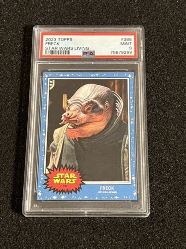 Freck 2023 Topps Star Wars Living Set Obi Wan Kinobi 388 PSA 9 Low Pop