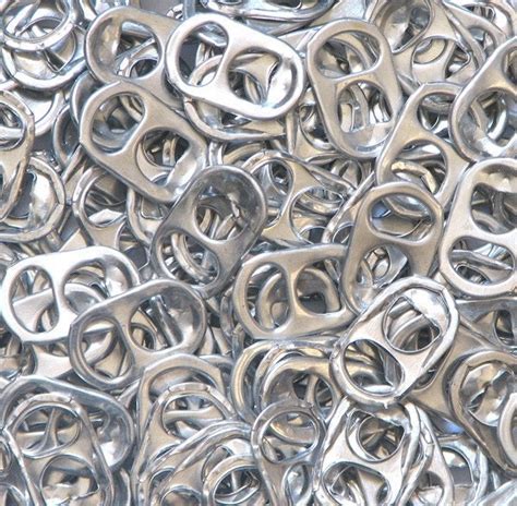 Soda Pop Tops 150 Silver Aluminum Pull Tabs For Crafts