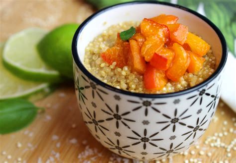 Quinoa Sucr Au Lait De Coco Et Aux Abricots Quinoa Et Basmati