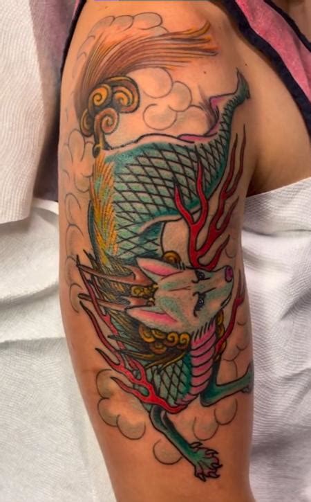 Traditional Japanese Kirin Tattoo by Justin Gorbey: TattooNOW