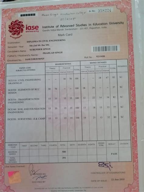 IASE Deemed University — need duplicate certificate copy