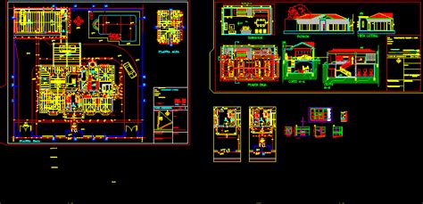 Two Storey House Dwg Block For Autocad • Designs Cad