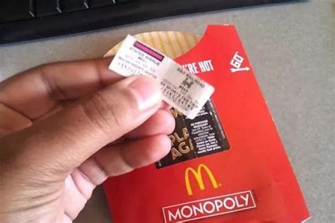 Mcdonald S Customer Finds Best Prize Ever In Monopoly Sticker