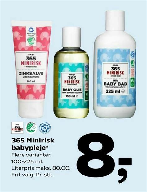 365 Minirisk Babypleje Tilbud Hos Coop 365