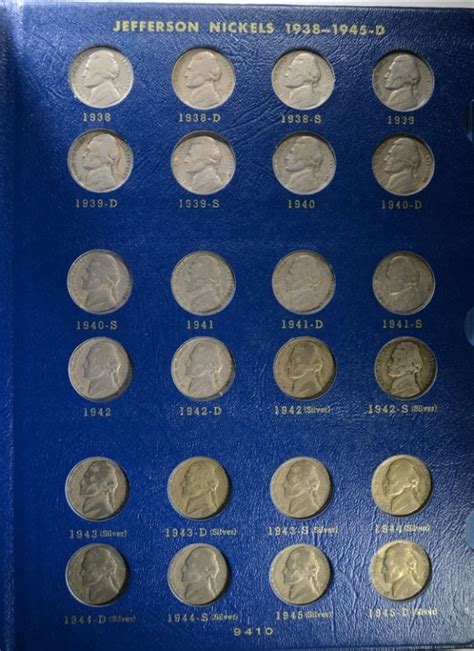 1938-1964 JEFFERSON NICKEL COMPLETE SET