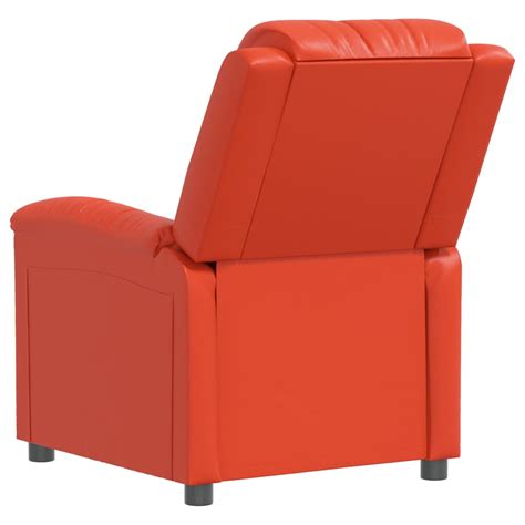 Ledivil Fauteuil Inclinable Lectrique Rouge Similicuir Hb A