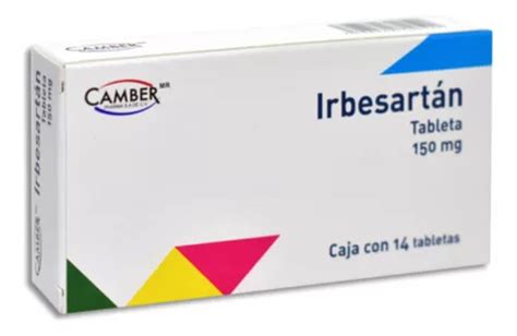 Irbesartán 150 Mg Caja Con 14 Tabletas Camber Laboratorios MercadoLibre