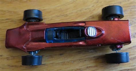 Vintage Mattel Hot Wheels Lotus Turbine Red Button Very Nice