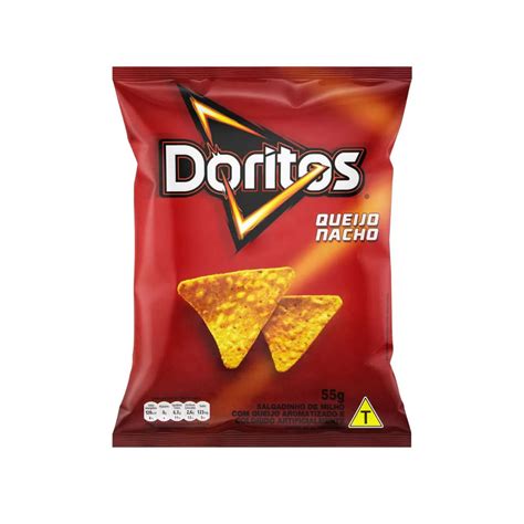 Salgadinho De Milho Doritos Queijo Nacho Pacote 55g Patiogourmet