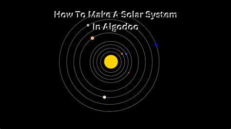 How To Make The Solar System In Algodoo Youtube