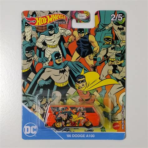 Hot Wheels Premium 66 Dodge A100 Batman Robin DC Comics Shopee Brasil