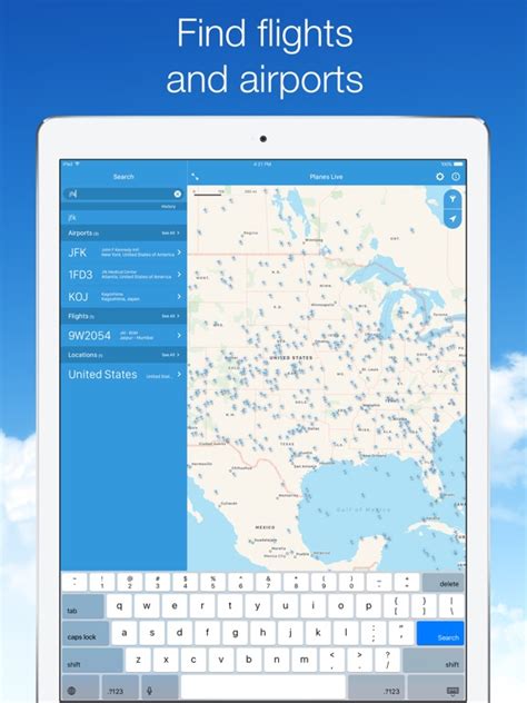 United Airlines Flight Tracker Map