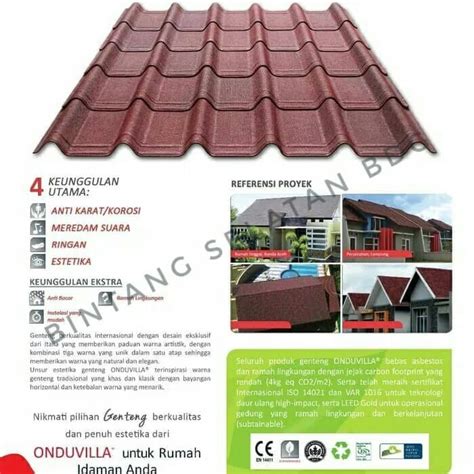 ATAP SIRAP BITUMEN ONDUVILLA ONDUVILA 1060MM X 400MM Roofing ONDUVILA