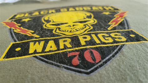 Black Sabbath War Pigs The End Distressed Logo Shirt … - Gem