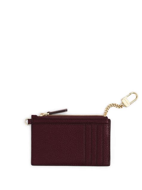 Marc Jacobs The Leather Top Zip Wristlet Wallet Farfetch