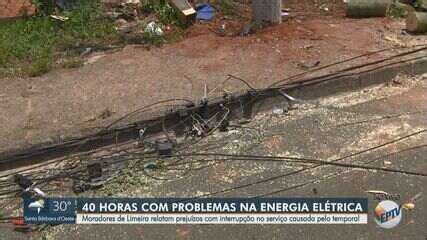 Após temporal moradores de Limeira reclamam de falta de energia há