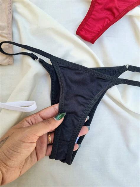 Kit Calcinha Argola Tanga Fio Dental Tira Fininha Lingerie SHEIN Brasil