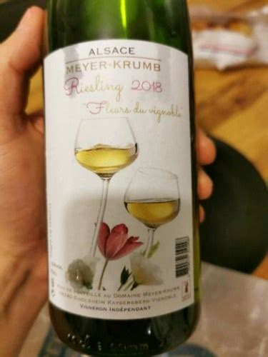 Meyer Krumb Riesling Fleurs Du Vignoble Vivino US