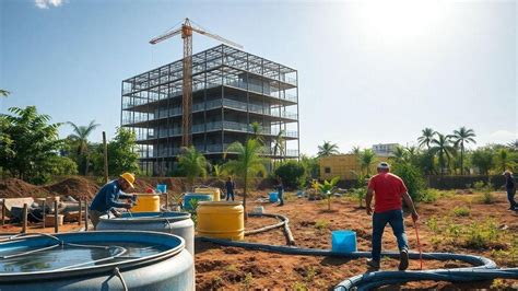 Uma Empresa Construiu Um Poço Para Armazenar Água De Reuso - Implementação De Sistemas De Reuso De água Na Construção Civil é Essencial