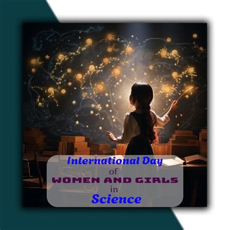 Premium Psd International Day Of Women And Girls In Science