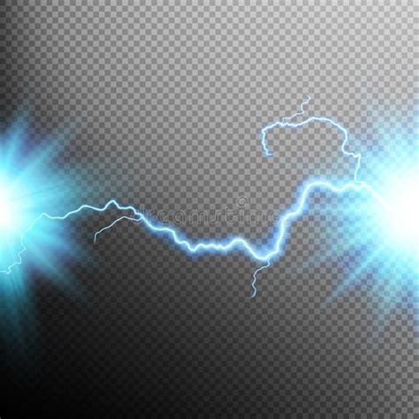 Electrical Discharge Lightning Eps Stock Vector Illustration Of