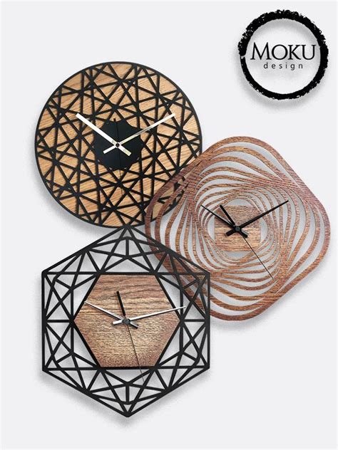 Wood Wall Clocks Moku Design Wall Clock Design Wood Wall Clock Clock