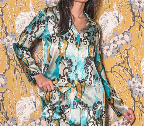 Art Meets Nightwear Silk Dreams By Kaliopi Eleni Lingerie Briefs By Ellen Lewis