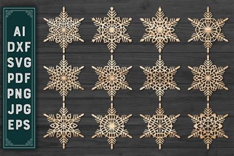 Snowflakes Paper Cut Snowflakes Svg Graphic By Laijuakter · Creative Fabrica