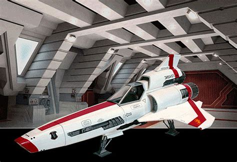 Battlestar Galactica 2003 Colonial Viper MK II 1/32 Scale Model Kit with Pilot by Moebius ...