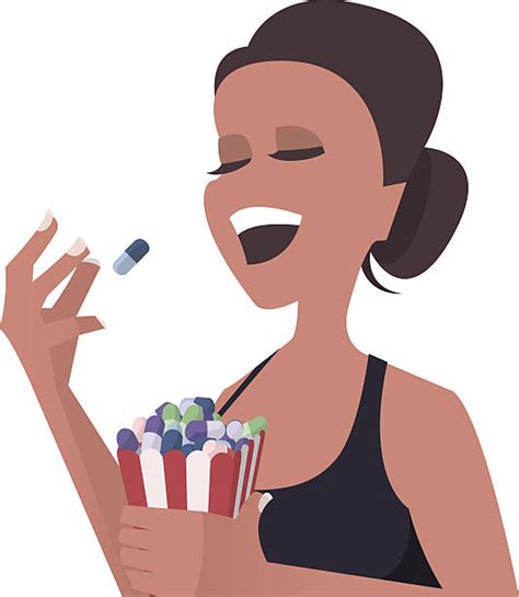 Best Taking Vitamins Illustrations Royalty Free Vector Graphics And Clip