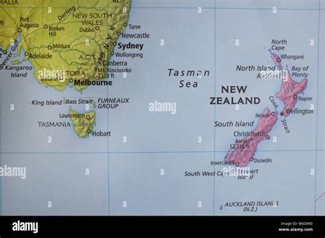 Tasman Sea Map