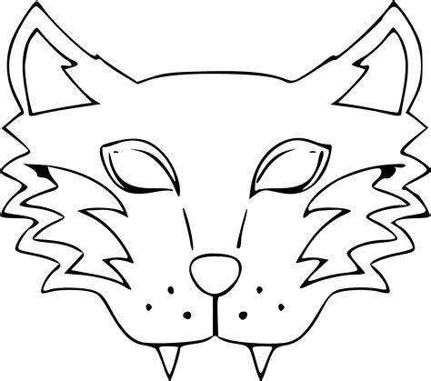 Coloriage Masque Loup Garou Imprimer