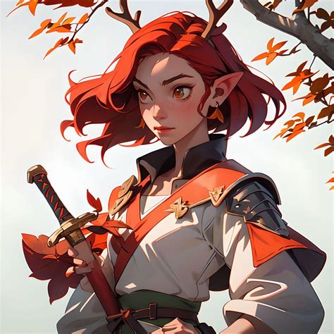 Autumn Eladrin Concept Art By Friendlyfantom On Deviantart