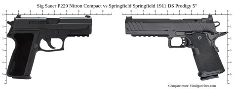 Sig Sauer P229 Nitron Compact Vs Springfield Springfield 1911 DS